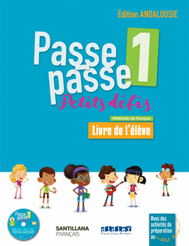 FRANCES 3 PRIMARIA PASSE PASSE PETITS DEFIS 1 ELEVE + CD ANDALUCIA
