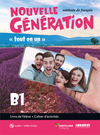 NOUVELLE GENERATION B1 LIVRE + CAHIER EXERCICES  CD DVD BACH