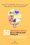 50 GRANDES MITOS DE LA PSICOLOGIA POPULAR