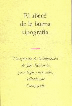 ABECE DE LA BUENA TIPOGRAFIA EL