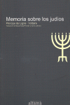 MEMORIA SOBRE LOS JUDIOS