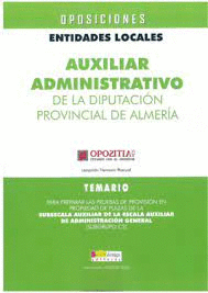 AUXILIAR DE ADMINISTRACION GENERAL DE LA DIPUTACION DE ALMERÍA - TEMARIO