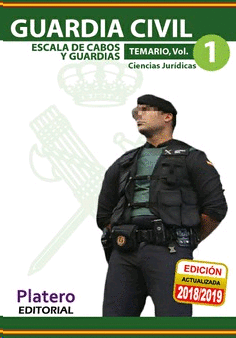 GUARDIA CIVIL ESCALA DE CABOS Y GUARDIAS TEMARIO VOL 1  2018 2019