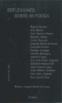 REFLEXIONES SOBRE MI POESIA