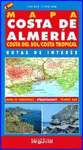 COSTA DE ALMERIA COSTA TROPICAL RUTAS DE INTERES MAPA CARRETERAS