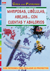 CREA CON PATRONES MARIPOSAS LIBELULAS ABEJAS CON CUENTAS Y ABALOR