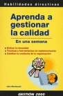 APRENDA A GESTIONAR LA CALIDAD