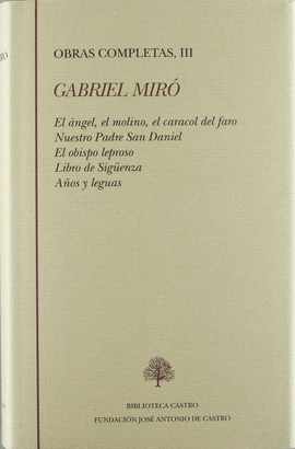 OBRAS COMPLETAS GABRIEL MIRO TOMO III