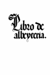 LIBRO DE ALBEYTERIA