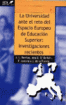 UNIVERSIDAD ANTE EL RETO DEL ESPACIO EUROPEO DE EDUCACION SUPERIO