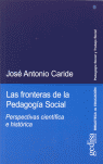 FRONTERAS DE LA PEDAGOGIA SOCIAL