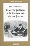 ERROR JUDICIAL Y LA FORMACION DE LOS JUECES EL