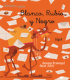 BLANCO RUBIO Y NEGRO LETRA CURSIVA