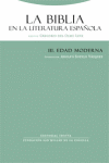BIBLIA EN LA LITERATURA ESPAÑOLA III LA