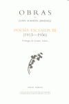 POESIA ESCOJIDA III OBRAS JUAN RAMON JIMENEZ