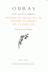 POEMAS EN PROSA OBRAS II Y III JUAN RAMON JIMENEZ