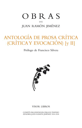 ANTOLOGIA DE PROSA CRITICA II CRITICA Y EVOCACION