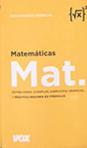 DICCIONARIO ESENCIAL MATEMATICAS