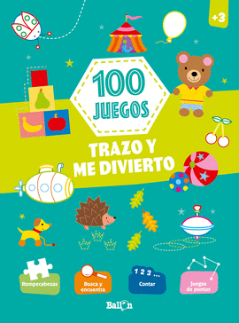 100 JUEGOS TRAZO Y ME DIVIERTO + 3