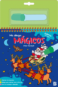 MIS DIBUJOS MAGICOS COLOREO CON AGUA FELIZ NAVIDAD