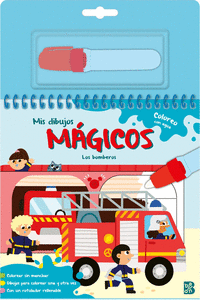 MIS DIBUJOS MAGICOS COLOREO CON AGUA LOS BOMBEROS