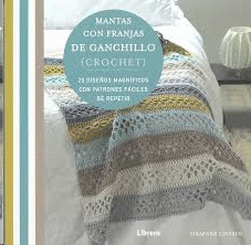 MANTAS CON FRANJAS DE GANCHILLO