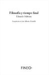 FILOSOFÍA Y TIEMPO FINAL