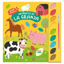ANIMALES DE GRANJA 9 ACUARELAS + 1 PINCEL