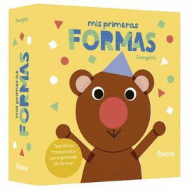 MIS PRIMERAS FORMAS COFRE CON TRES LIBROS PARA BEBÉS