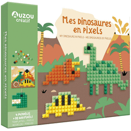 CREACIONES CON PIXELES DINOSAURIOS
