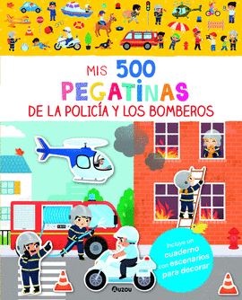 500 PEGATINAS DE LA POLICIA Y LOS BOMBEROS MIS