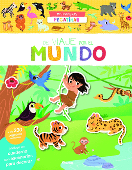 VIAJE POR EL MUNDO PRIMERAS PEGATINAS