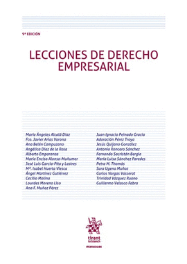 LECCIONES DE DERECHO EMPRESARIAL 2025