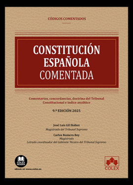 CONSTITUCION ESPAÑOLA COMENTADA 2025