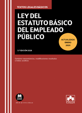 LEY DEL ESTATUTO BASICO DEL EMPLEADO PUBLICO 2026