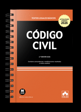 CODIGO CIVIL 2026 ENCUADERNACION CON ESPIRAL