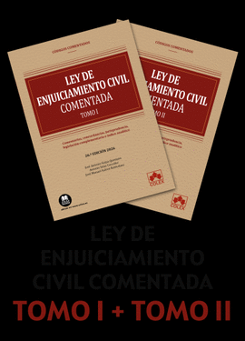 LEY DE ENJUICIAMIENTO CIVIL Y LEGISLACION COMPLEMENTARIA COMENTADA TOMO I Y II  2026