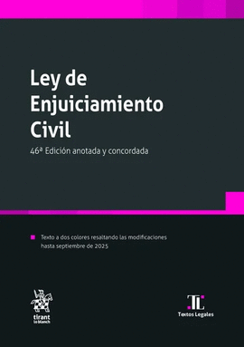 LEY DE ENJUICIAMIENTO CIVIL 2025