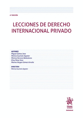 LECCIONES DE DERECHO INTERNACIONAL PRIVADO 2025