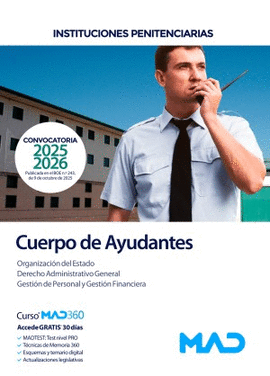 CUERPO DE AYUDANTES INSTITUCIONES PENITENCIARIAS 2025 2026 VOL I