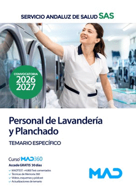 PERSONAL DE LAVANDERIA Y PLANCHADO SAS TEMARIO ESPECIFICO 2026 2027