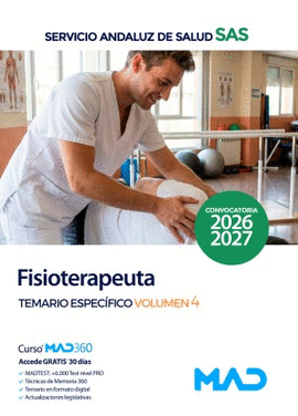 FISIOTERAPEUTA SAS TEMARIO ESPECIFICO VOL 4 2026 2027