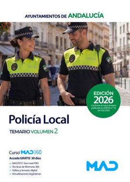 POLICIA LOCAL ANDALUCIA TEMARIO VOL 02 2026