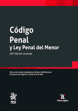 CODIGO PENAL Y LEY PENAL DEL MENOR 2026