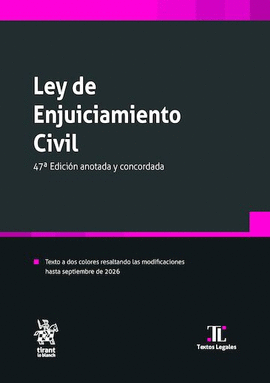 LEY DE ENJUICIAMIENTO CIVIL 2026