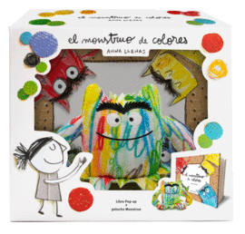 MONSTRUO DE COLORES LIBRO POP-UP + PELUCHE MONSTRUO EL