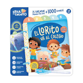 CREA TU CUENTO LORITO VA AL COLEGIO