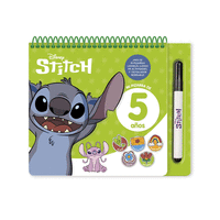 DISNEY MI PIZARRA DE 5 AÑOS STITCH