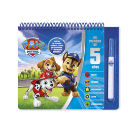 MI PIZARRA DE 5 AÑOS PATRULLA CANINA