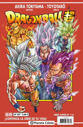 DRAGON BALL SERIE ROJA N 327